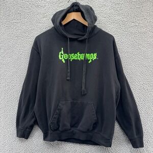 Goosebumps Sweatshirt Mens Medium Hoodie Welcome To Horror Land Black